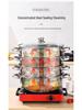 Stainless Steel Multi-Layer Steamer Stockpot for Induction & Gas Stoves