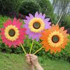 Winds Spinners for Lawns Patio Colorful Sunflower Pinwheel Toy Windmill Bulk 6pcs Party School Event Garden Lawns Pinwheels