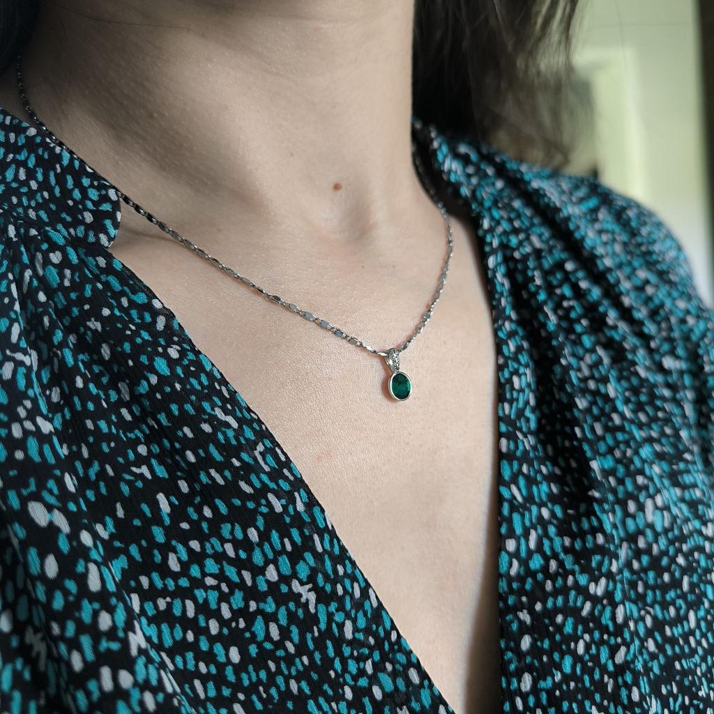 Серебряная подвеска с фианитами (60002292)