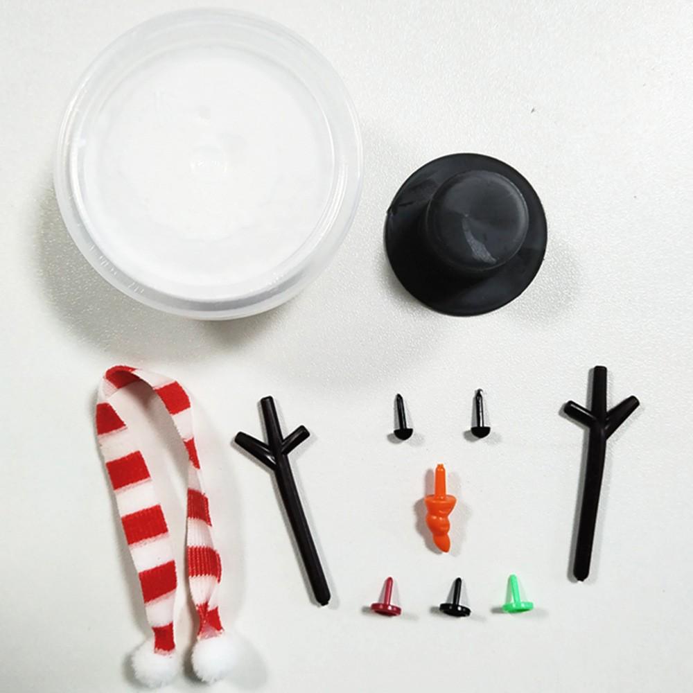 Children's DIY Snowman Kit - Winter Party Craft with Christmas Hat & Stocking