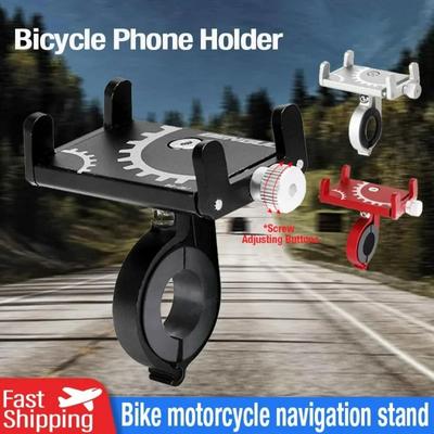 Universeller Fahrrad-Handyhalter Metall-GPS-Halter für MTB-Motorrad-Lenker Anti-Rutsch-Ständerhalter für Handy-Mobil-Fahrrad-Moto