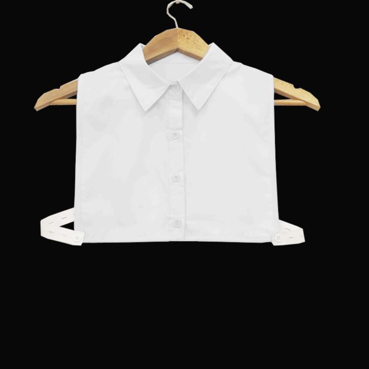 

New Ladies White Detachable Collars For Women Candy Color False Collars Woman Fake Collar Blouse Neckwear Clothing Accessories