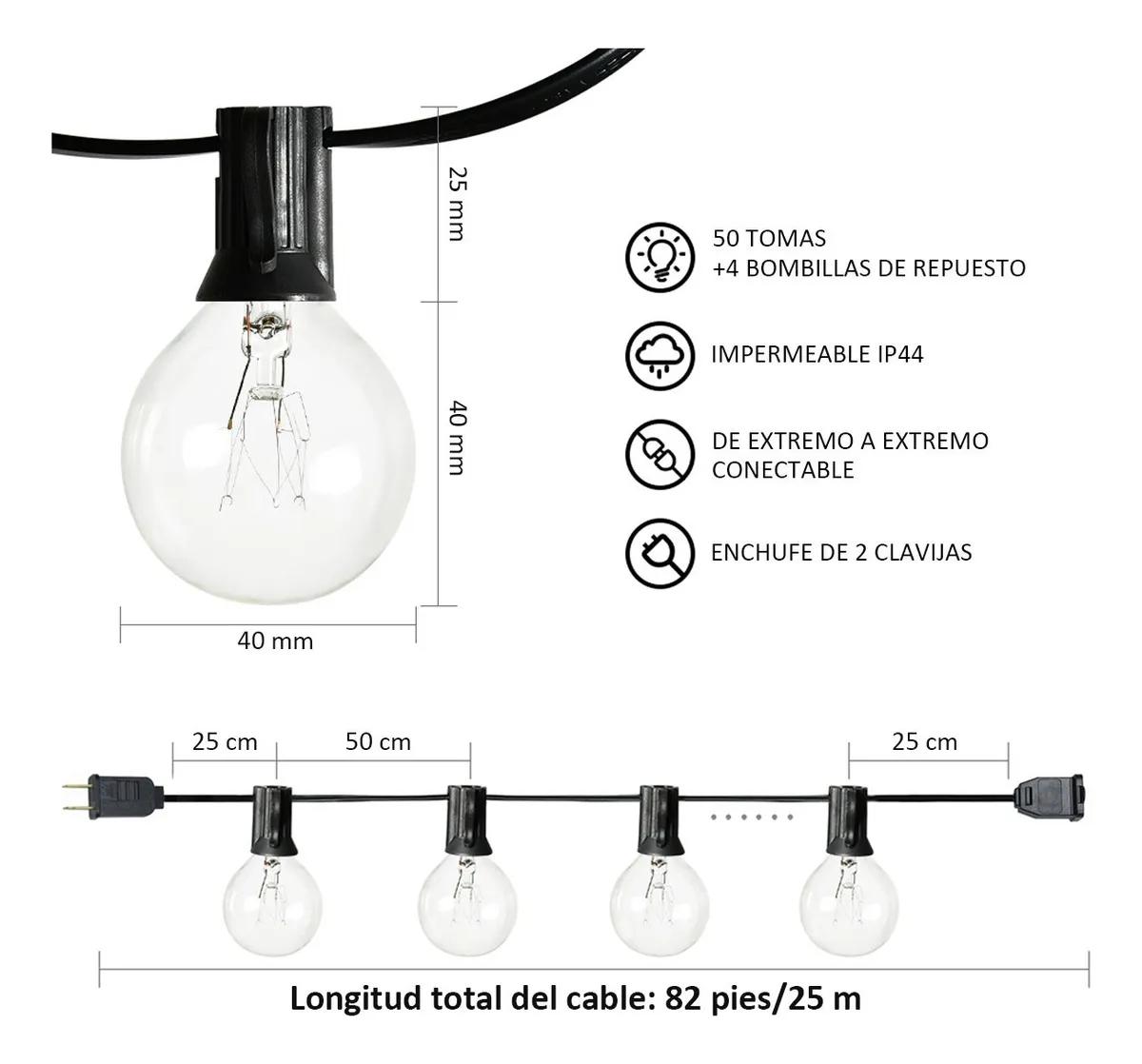

Outdoor Solar Lights Waterproof Camping 40 LED Lights Christmas Wedding Garden Decoration Lighting Sunlight Fairy Lights