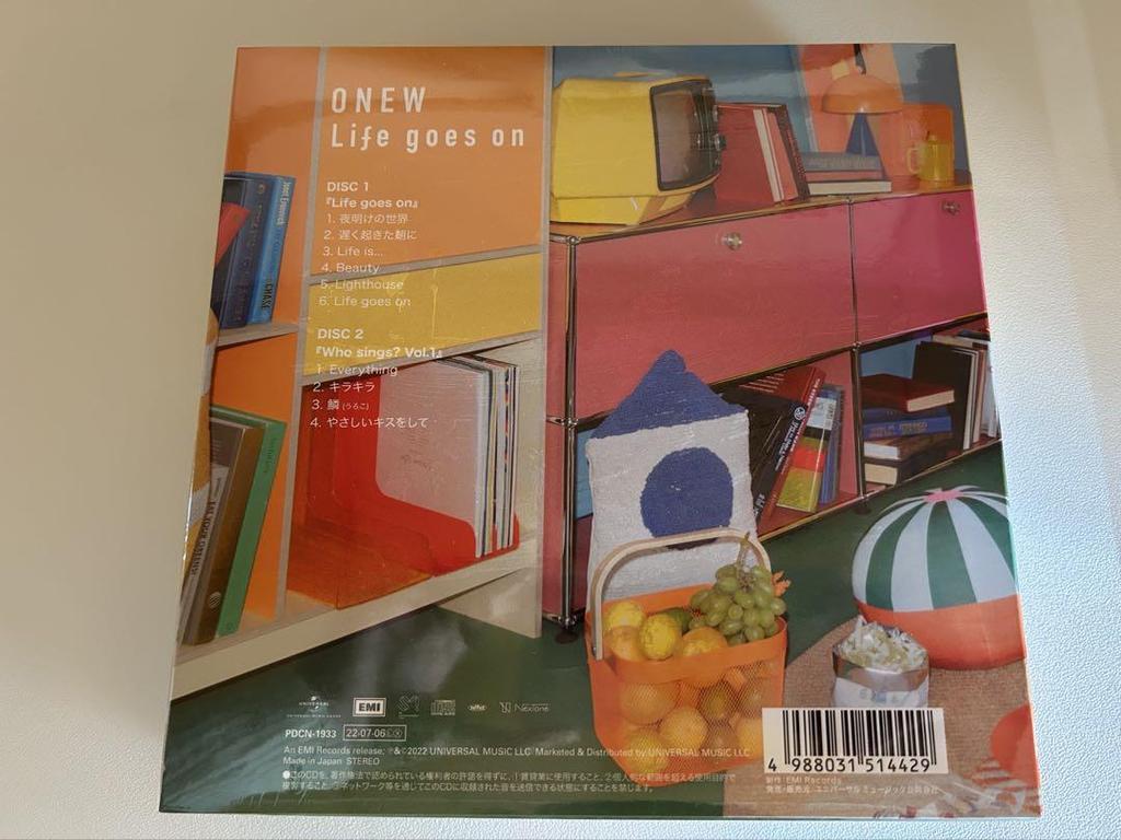 [USED] Onew "Life Goes On" FC Limited Edition JAPAN 1st
