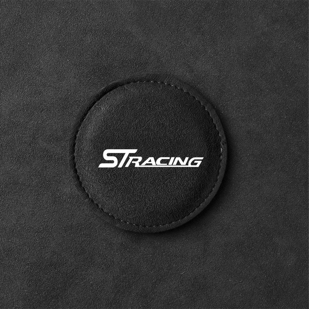 2Pcs Car Coaster Non-Slip Pad Water Cup Holder Mat For Ford STRACING Focus Mustang Fiesta Kuga MK7 MAX Mondeo Escape Accessories