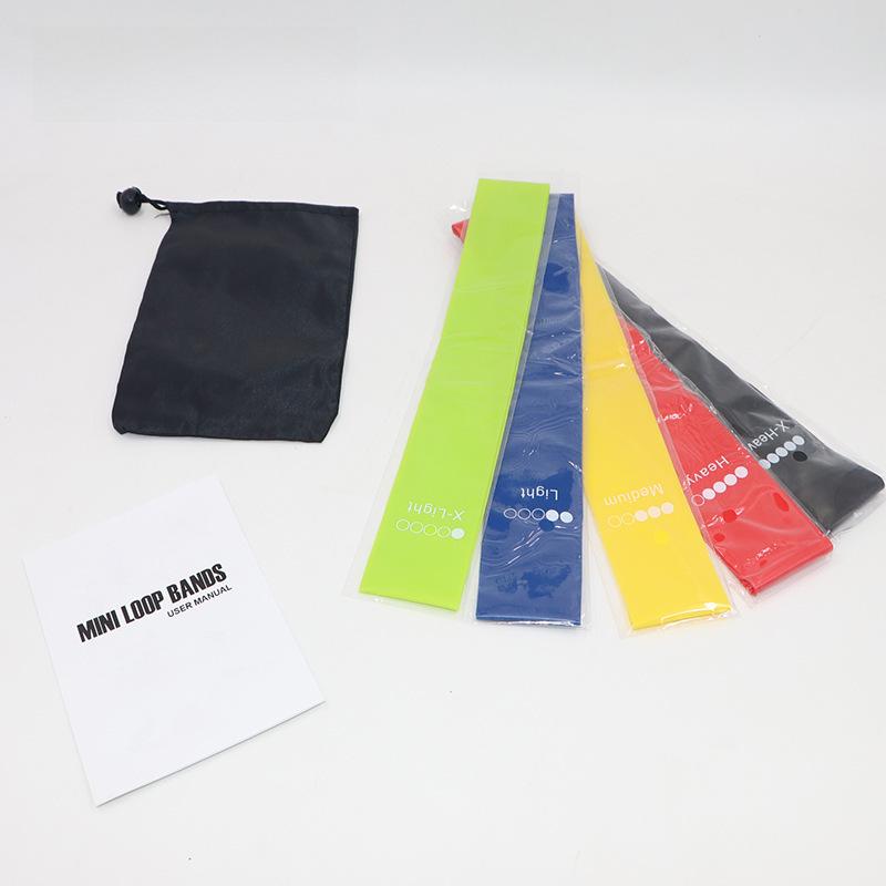 Yoga TPE Resistance Band & Ring Set