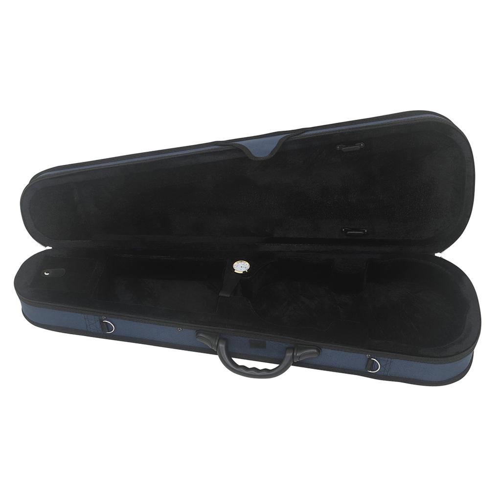 IRIN New Violin Box Oxford Cloth Bag with Blue Band Hygrometer, Triangle Violin Case Contain Stress Resistance|High End Handle