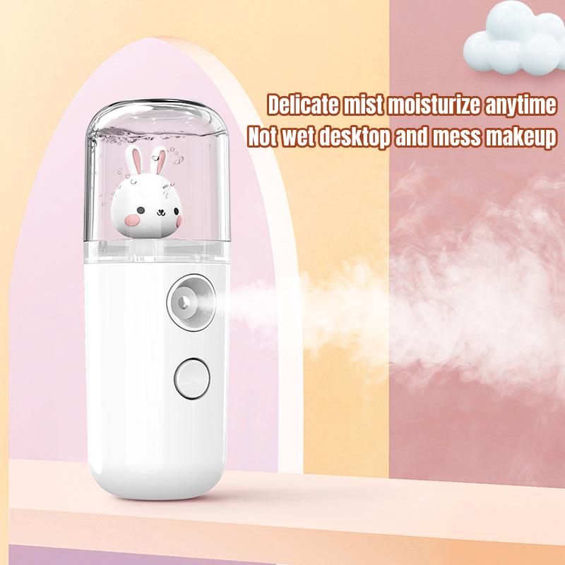 Mini-Nano-Gesichtsfeuchtigkeitssprüher, Luftbefeuchter, kabellos, wiederaufladbar, tragbar, Gesichtswasserauffrischer, Parfüm-Aroma-Diffusor