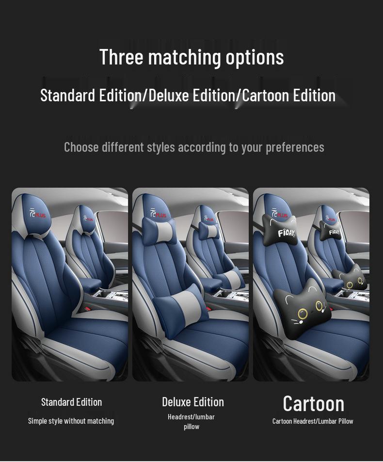 BYD Yuan Plus All-Season Leather Seat Cover – Universal Full Coverage Cushion