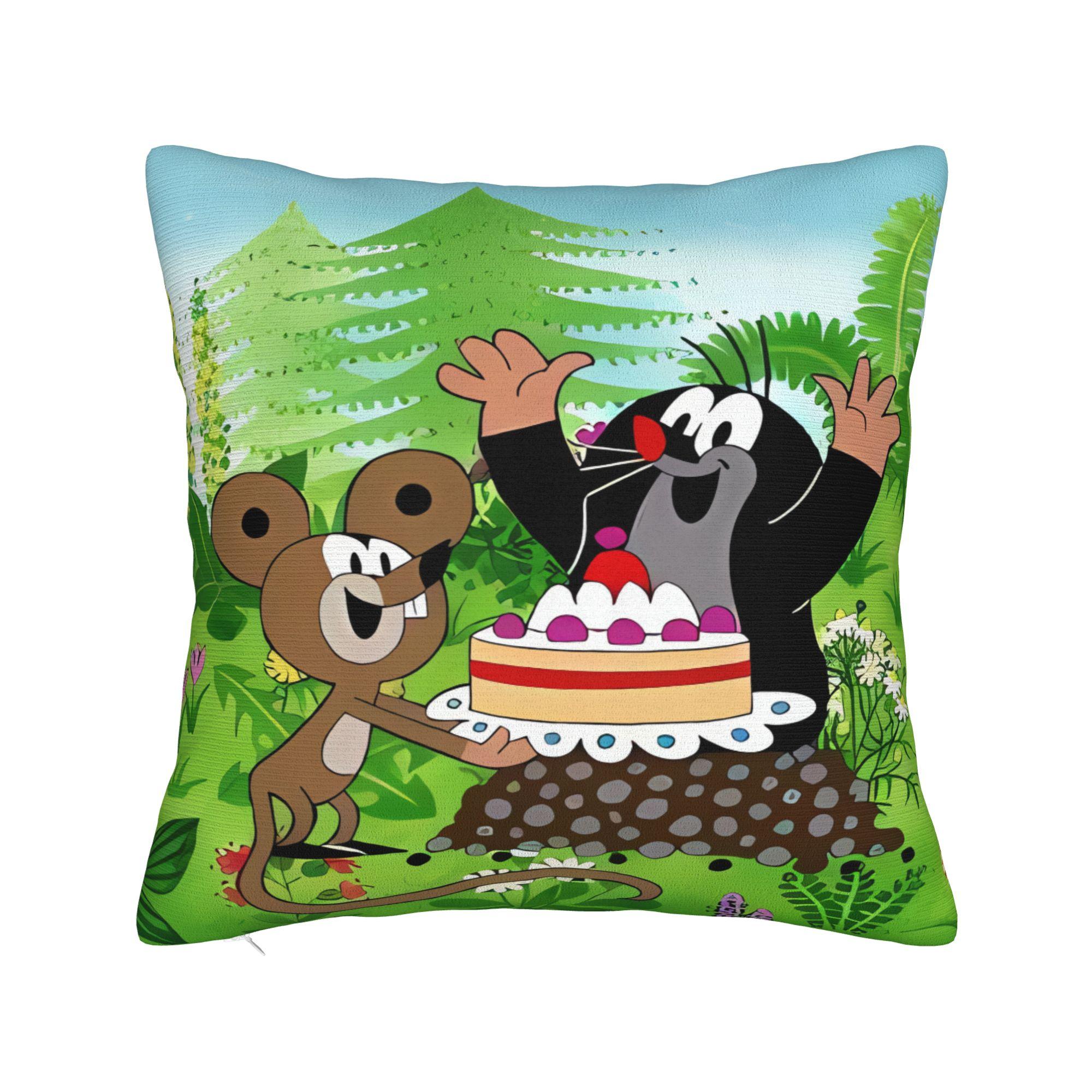 Наволочка  Кротик  Новинка Квадратные наволочки Для дивана Домашний декор 12x12Inch