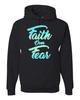 Faith Over Fear Inspirational Christian Unisex Graphic Hooded Sweatshirt