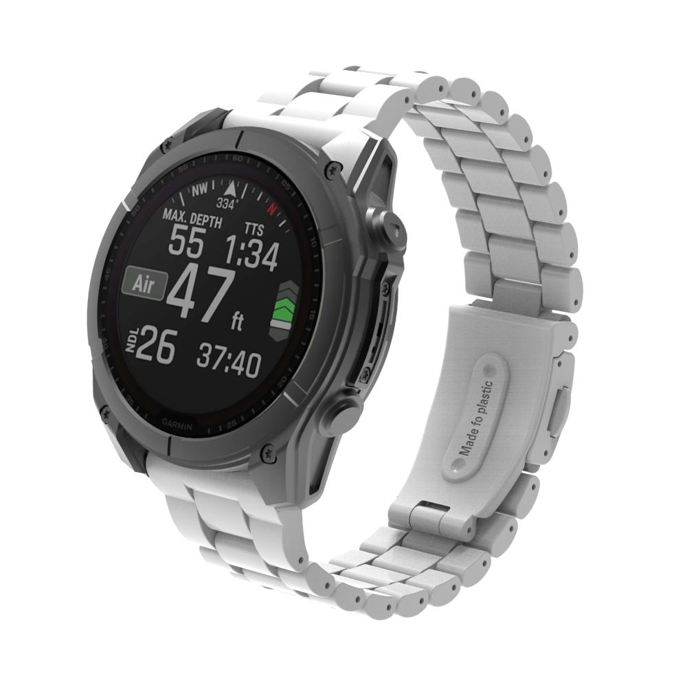26mm Watch Band for Garmin Fenix 8 51mm/Enduro 3/Enduro 2 Plastic 3-Bead Wrist Strap