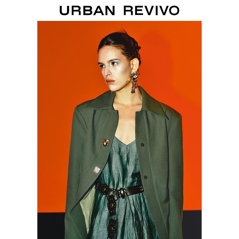 UR Designer Series 2024 Spring Women's Modern Waist-Cinching Jacket