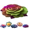 3D Visueller Blumenteppich Saugfähige Floraler Bodenteppich mit Rutschfester Unterseite Dekorativer Wohnzimmerbereichsteppich für Schlafzimmer Badezimmer Eingangsbereich