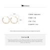 Silver Needle Cubic Zirconia Star C-Shaped Stud Earrings - Sweet & Cool Style, High-End Retro Feel