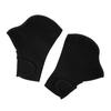 1 Pair Aquatic Gloves Slip Resistance Breathable Flexible Hand Swim Training Gloves for Men Women Adult Children Black