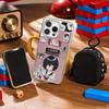 Urabe Mikoto Cute Japan Girl Pattern Phone Case for iPhone 16 15 14 13 12 11 Pro Max Sheepskin Silver-edged Protective Case