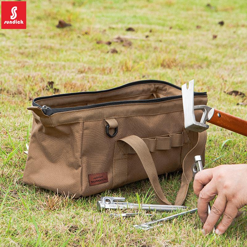Mountainous Outdoor Camping Tent Accessories Sorting Storage Bag Sundry Bag Camping Hammer Handbag Waterproof and Durable