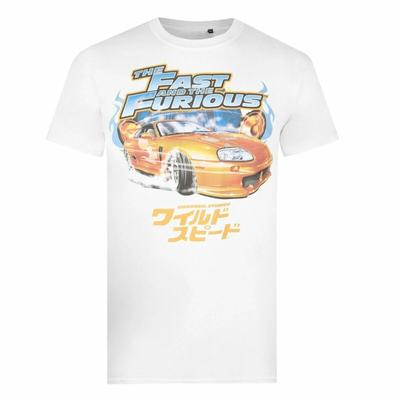 Offizielles Fast & Furious Herren Supra 100% Baumwolle T-Shirt Herren T-Shirts Oberteil Weiß S - XXL