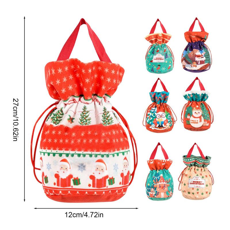 Treat Candy Bags 7 Pieces Exquisite Wrapping Bags Soft Reusable Candy Bags For Candies Chocolates Cookies Toys Family Friends