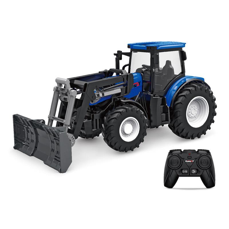 Alloy Remote Control Farmer Tractor Simulation Engineering Vehicle Electric Toy Farm Transport Vehicle 2.4G Remote Contro Vehicl