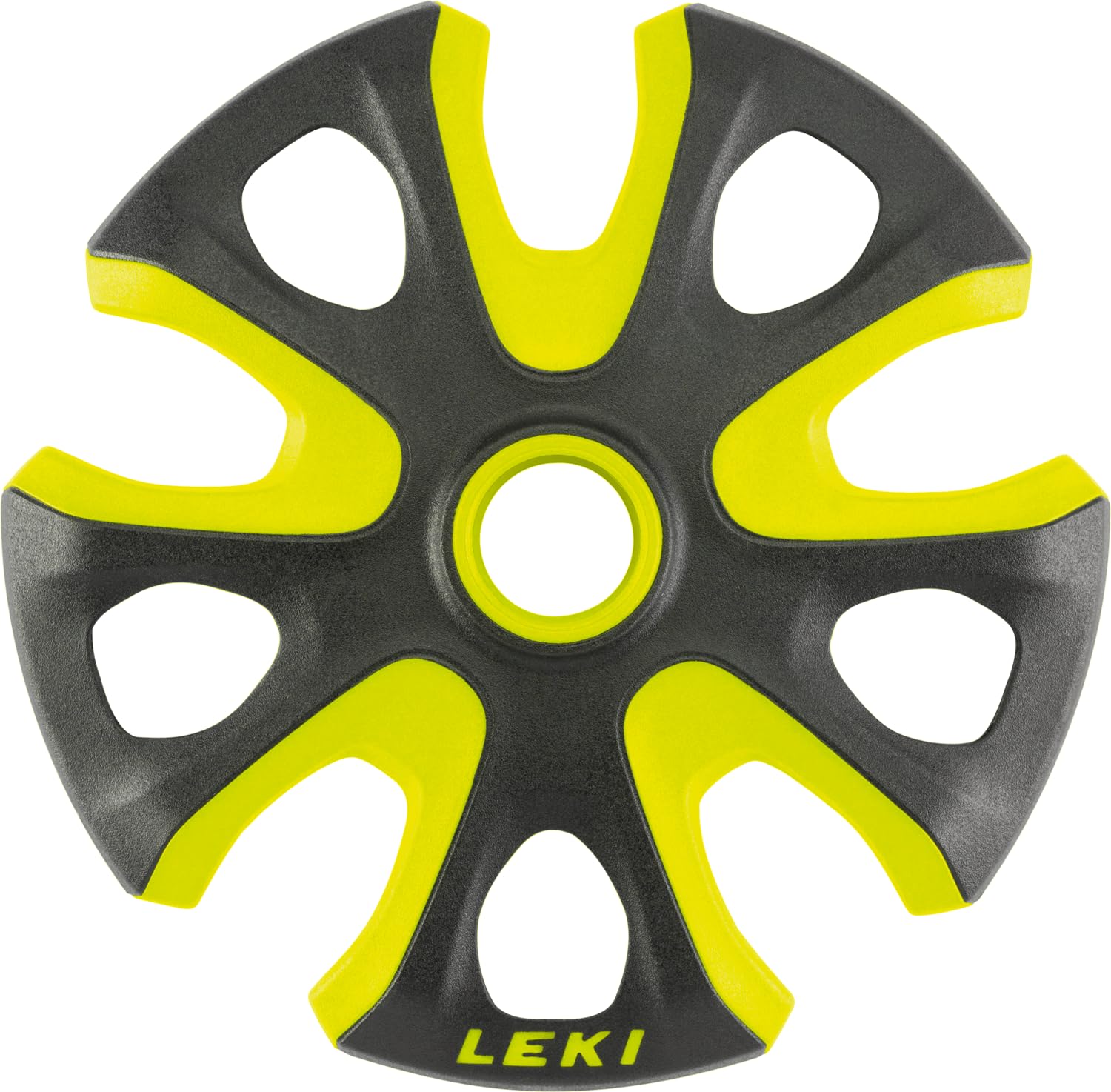 LEKI Big Mountain One Желтая корзина, Размер, чёрный