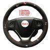 Hand Sewing Car Steering Wheel Cover For Honda CR-V CRV 2012 2013 2014 2015 2016
