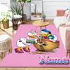 Custom Name Cute Cartoon Ducks Carpet for Playroom Bedroom Living Room Sofa Home Decor,kids Game Area Rug Non-slip Floor Mat