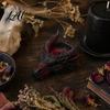 Gotisches Geschenk für Männer Dunkler Drachenkopf Aufbewahrungsschale Stil 3D-Druck Detaillierte Steintextur Schalenorganisator Fantasy-Ornament Schlüssel und Schmuck Geschnitzt