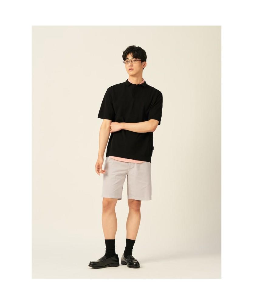 Binpolmen Gentle Tech Collar Neck Knit - Black