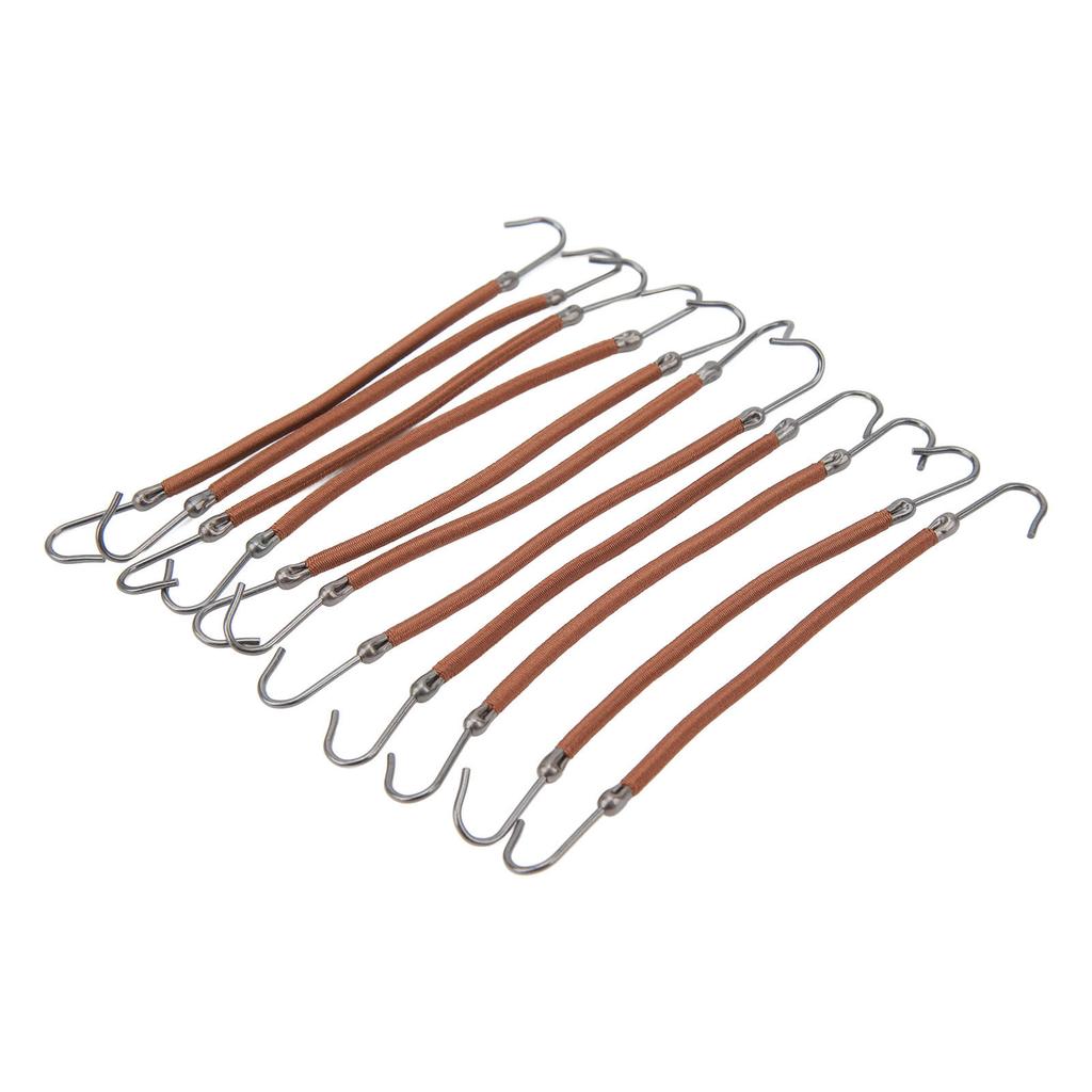 10 Stück Pferdeschwanzhalter Haken Damen Mädchen Flexibles Elastisches Haarband Haken Styling Werkzeug für Verabredungen