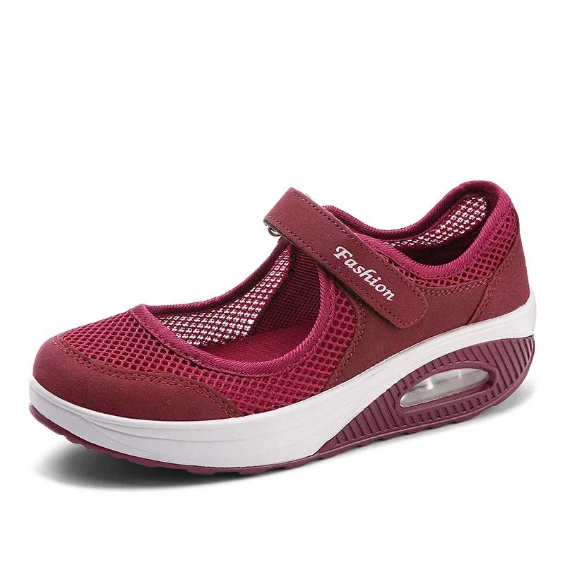 

Lightweight Flying Weave Summer Casual Shoes Women Big Size 42 Cushioning Outdoor Sneakers Ladies Non-slip Sport Jogging Shoes 35