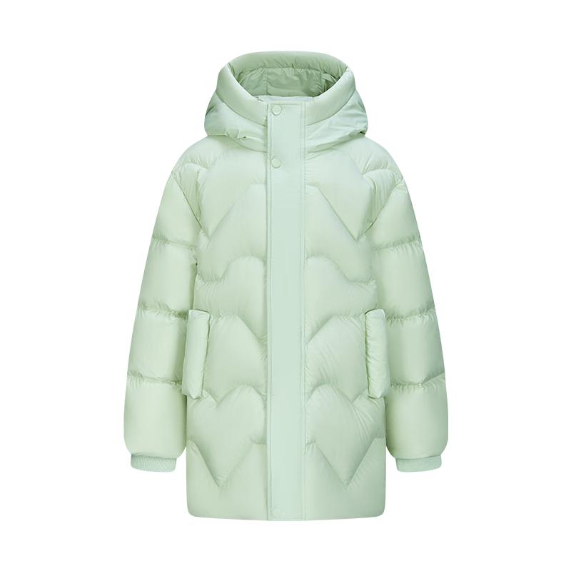 XueZhongFei Unisex Kids' Thickened Mid-Length Winter Down Jacket