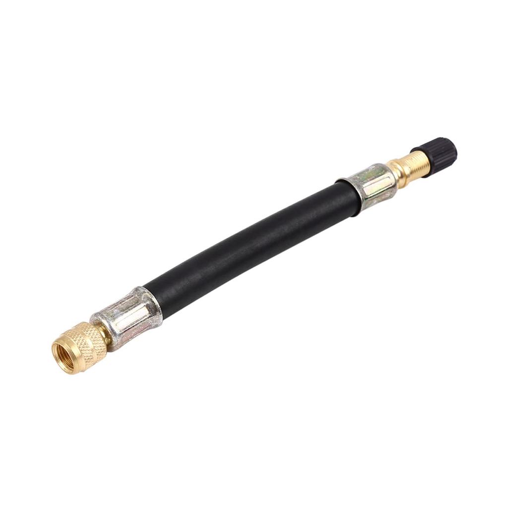 uxcell Gummi-Reifenventilverlängerung Gummi Flexible Verlängerung Reifenventiladapter für LKW Bus Wohnmobil Auto 140mm Schwarz 4 Stück