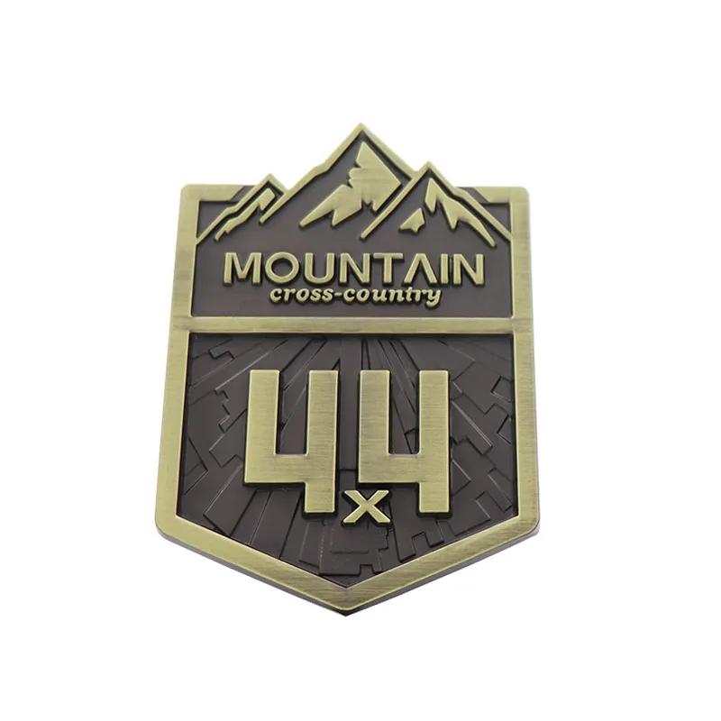 3D Car Styling 4X4 Mountain Cross Country 4WD for FJ Cruiser Car Fender Side trunk Decal Emblem Badge Sticker