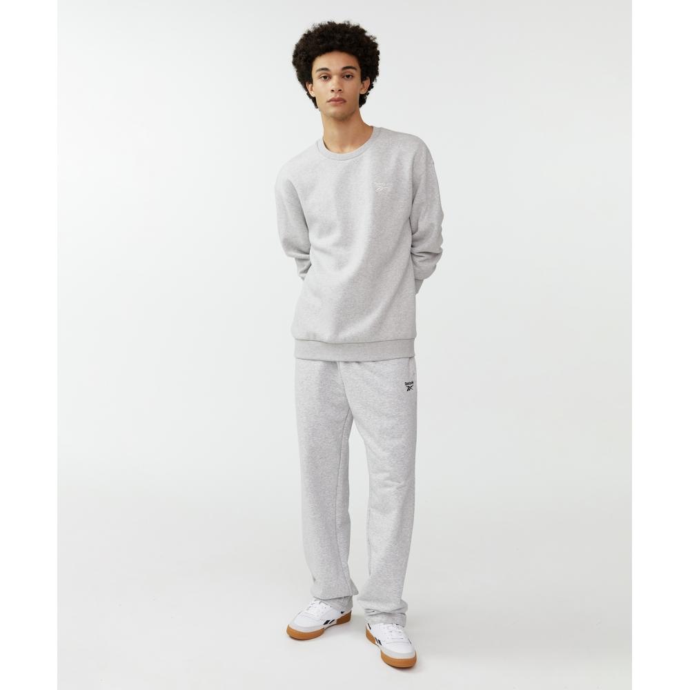 Reebok Vector Essentials Brushed Sweatshirt Gray