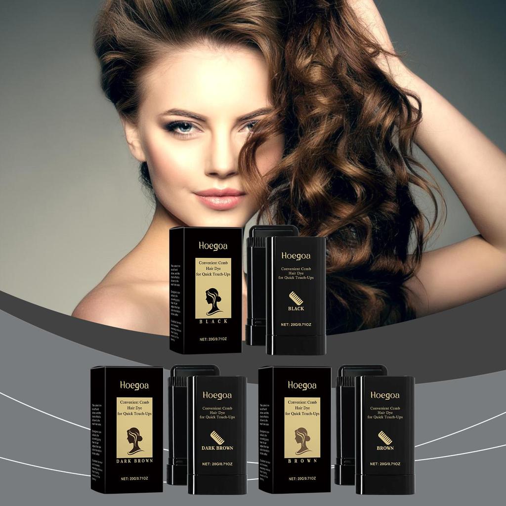 Heegoa Temporary Hair Color Styling Bar-Gentle, Non-Irritating, Color-Enhancing Hair Treatment