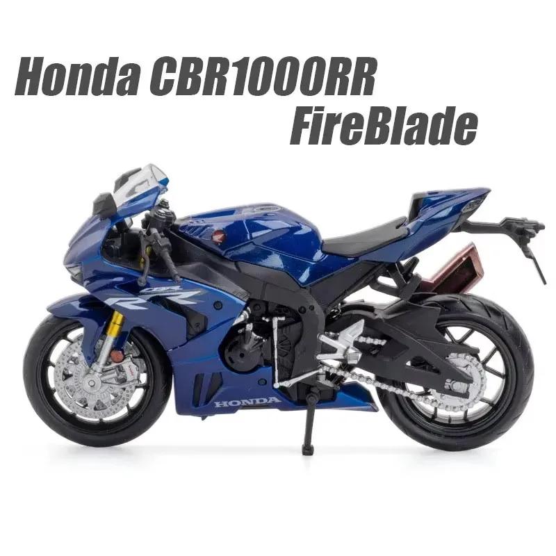 

1:12 Honda Cb400x Cbr1000rr Alloy Motorcycle Model Toys Car Diecast Metal Rubber Tires Front Wheel Steering Cars Home Decoration