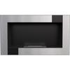 Wall Mounted Bioethanol Fireplace GOLF QUBE TÜV with Glazing
