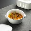 High-End Restaurant Hotel Double Ear Position Soup Cup Seafood Buddha Jumps Over The Wall Stew Cup Candle Heating Insulation Wing Soup Bird'S Nest