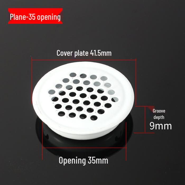 Biała Stal Nierdzewna Pokrywa Siatkowa Wentylacyjna do Szafek Kuchennych i Szaf