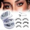 Magnetic Eyelashes, Magnetic Eyelashes with Applicator, 2025 New Upgraded Version Magnetic Eyelashes, Natural Look, Reusable Soft Eyelashes Set