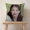 POP Korean Singer I-IU Pillow Covers Cartoon Sofa Decorative Home Double-sided Printing Short Plush Cute Cushion Cover