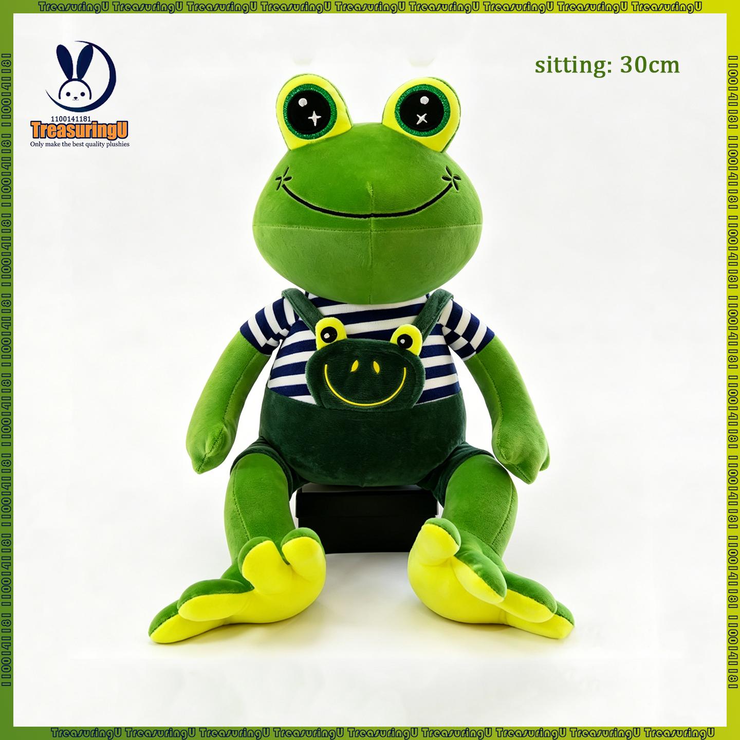 Treasuringu Cartoon Frosch Plüschtier Paar Berühmtheit Kuscheltiere Kinder Weiche Tiere Plüschtier Weihnachten Geburtstagsgeschenke