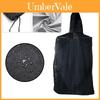 Sturdy Weatherproof Black Pizza Oven Cover For All-season Outdoor Bbq Shielding