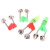 10 stk Fiske Stang Tupp Klemmer Plast Fiske Bjeller Klemmer Nattfiske Fisk Bitt Agnalarm Indikatorlys Med Doble Varslingsbjeller