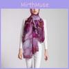 Polyester Digital Printed Scarves With Dye Printing Design For Summer Womens Fashion Accessory