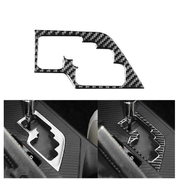 Car Gear Shift Panel Cover Trim Sticker for Toyota RAV4 2013 2014 2015 2016 2017 2018 Carbon Fiber Interior Accessories