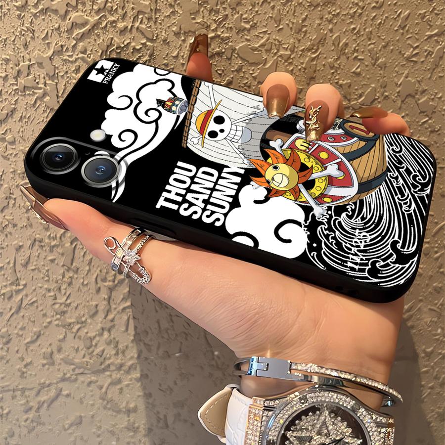 Soft Back Phone Cover Case for iPhone 18 17 16 Pro Max 13 Mini SE 12 X XS XR 14 17Air 7 8 15 Plus 11 Anime Characters