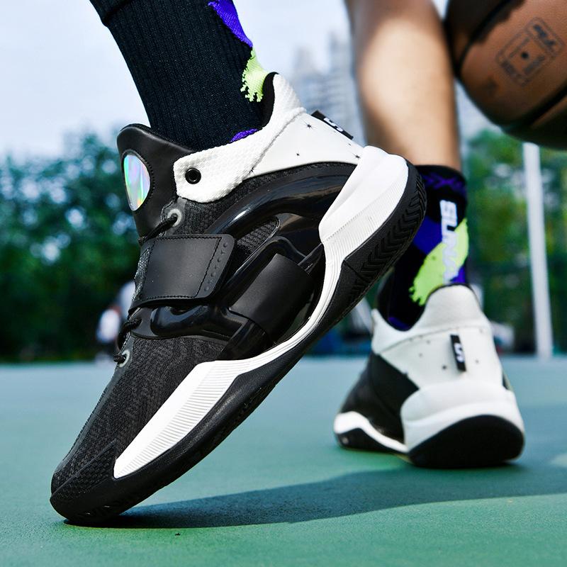 Running sports shoes boys and girls teenagers junior high school students older children couple basketball shoes sports students blue ball shoes